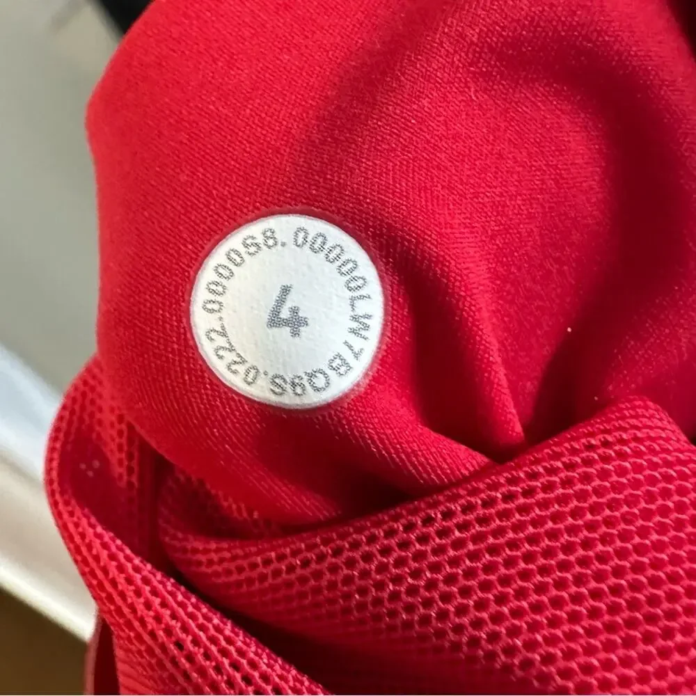 Lululemon Base Pace High-Rise Shorts Red 4 - Picture 3 of 4